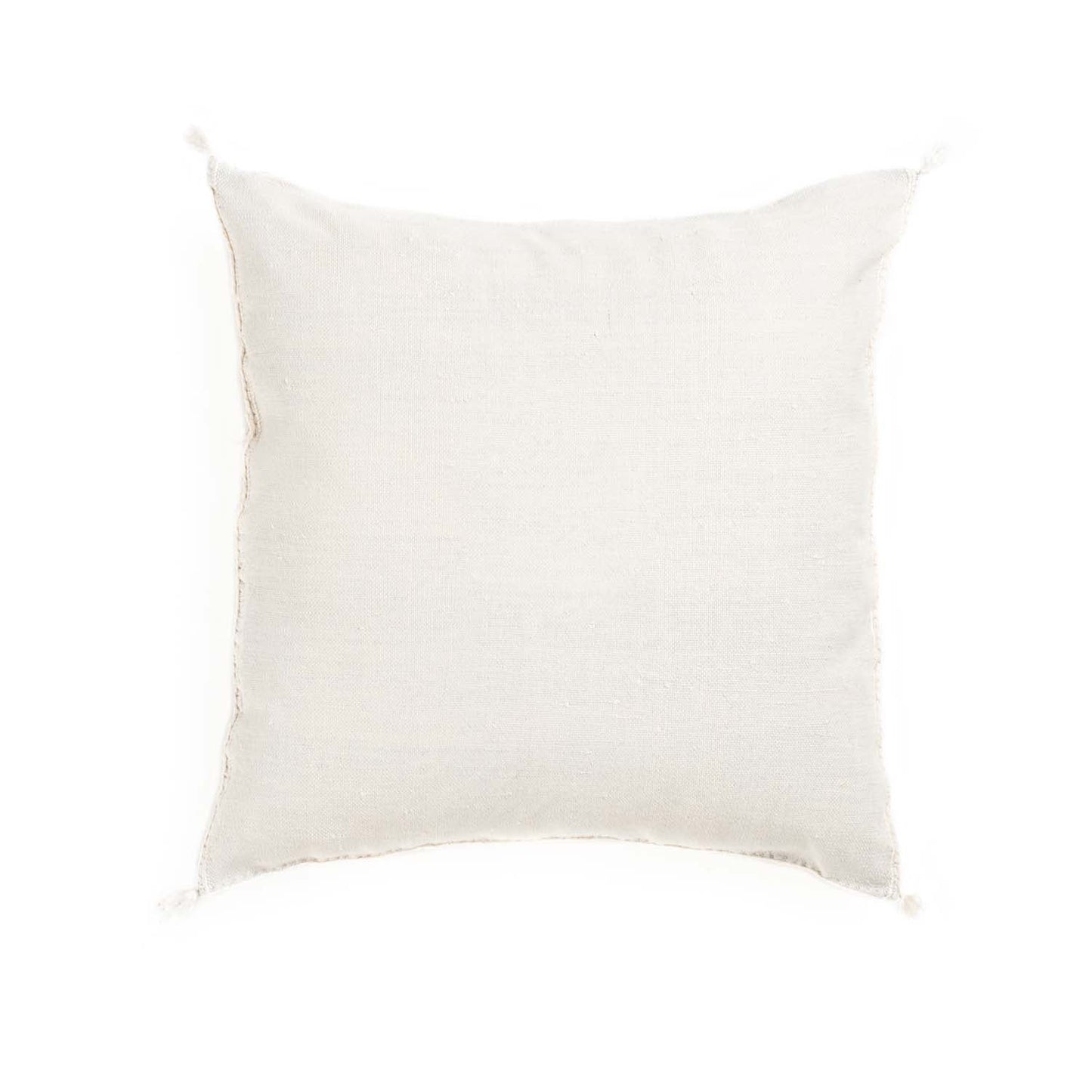 White Cactus Silk Pillow Cover