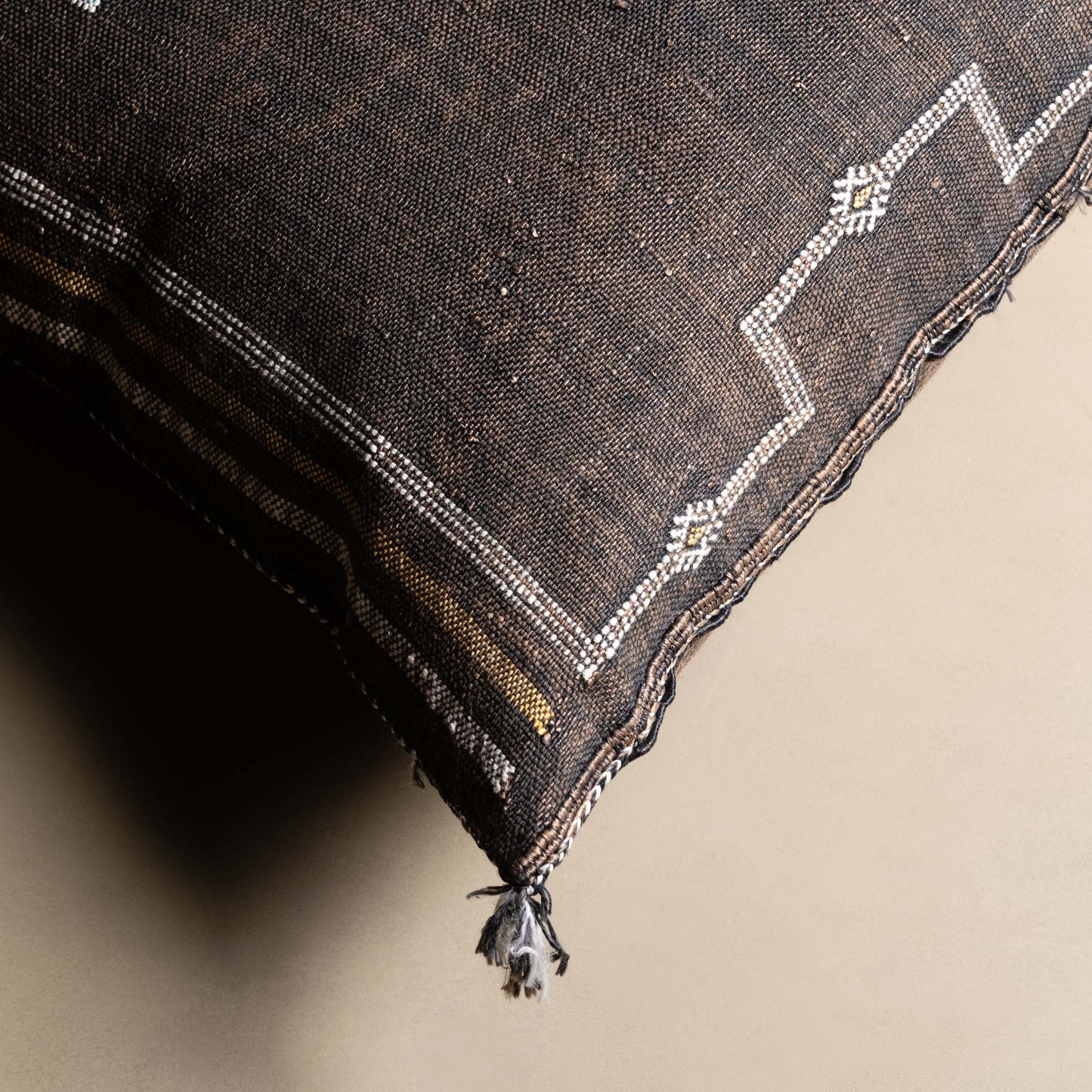 Brown Cactus Silk Pillow Cover