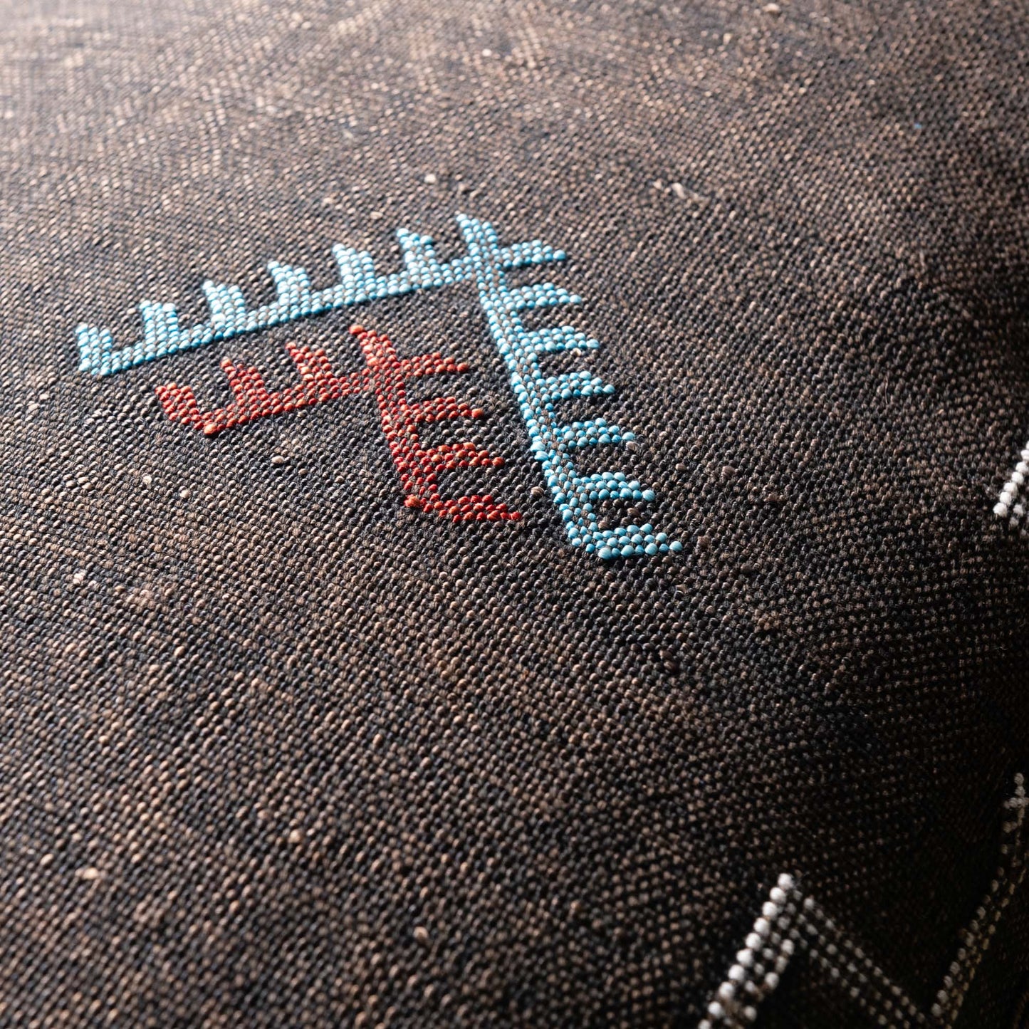 Brown Cactus Silk Pillow Cover