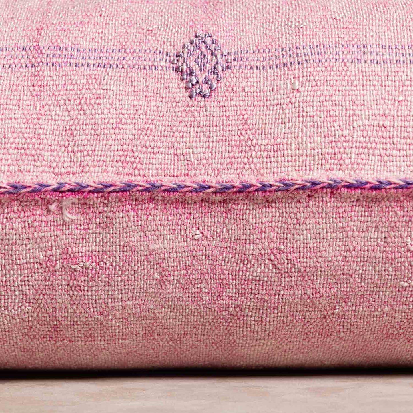 Pink Cactus Silk Pillow Cover