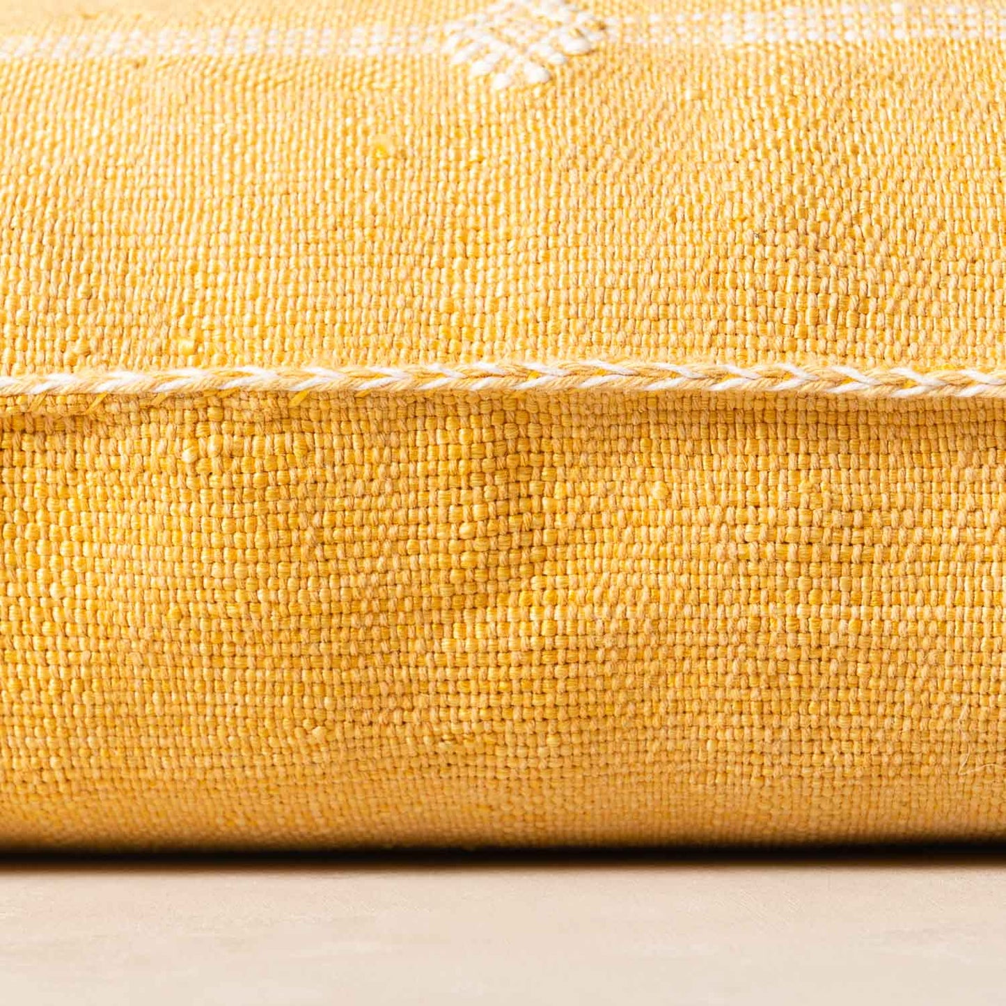 Yellow Cactus Silk Pillow Cover