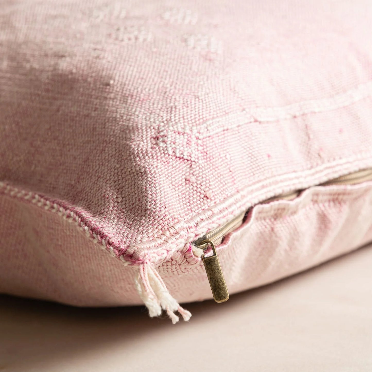 Pink Cactus Silk Pillow Cover