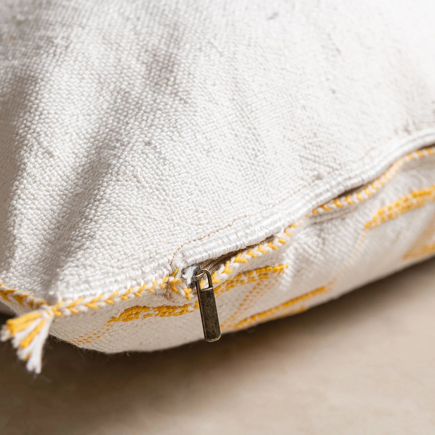 White Cactus Silk Pillow Cover