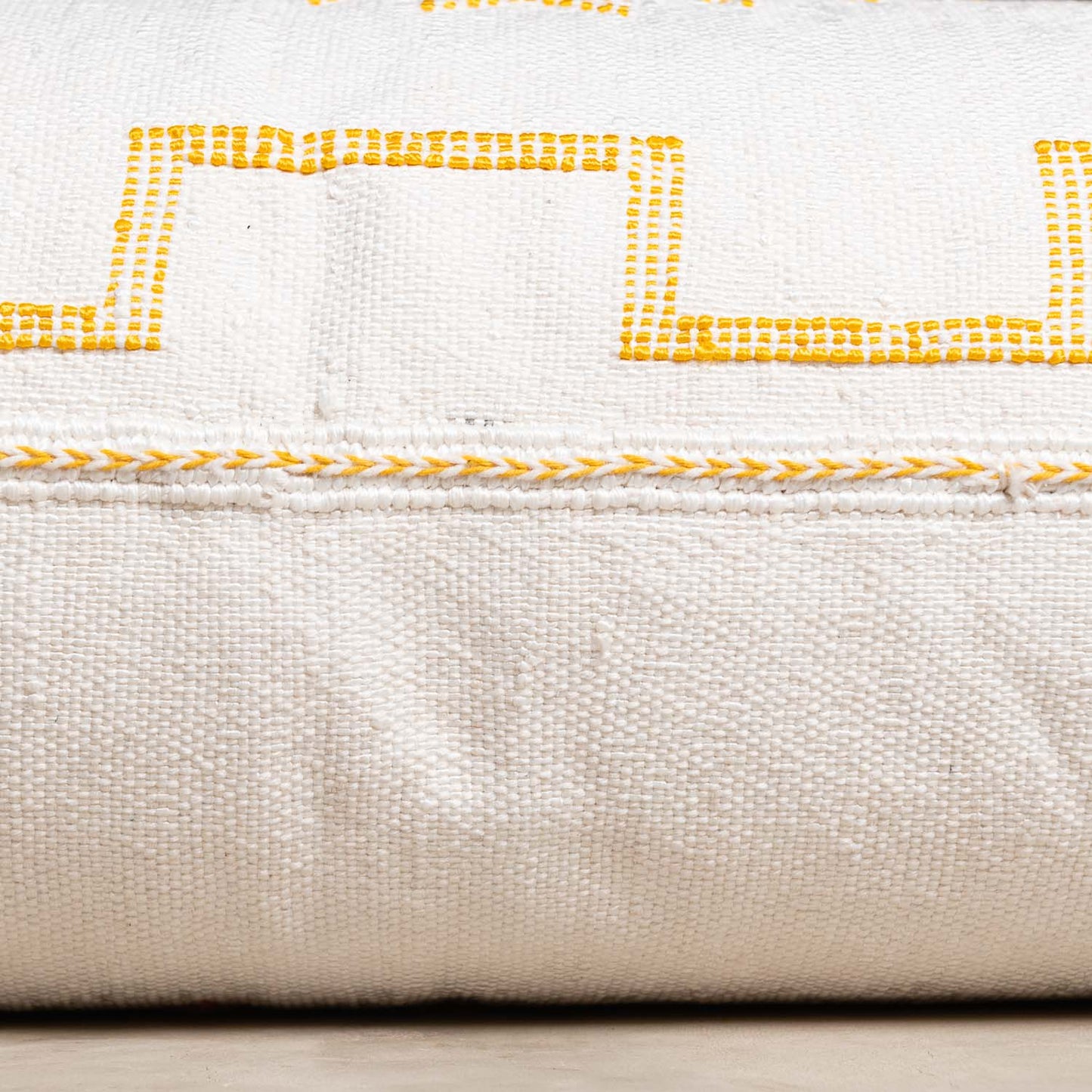 White Cactus Silk Pillow Cover