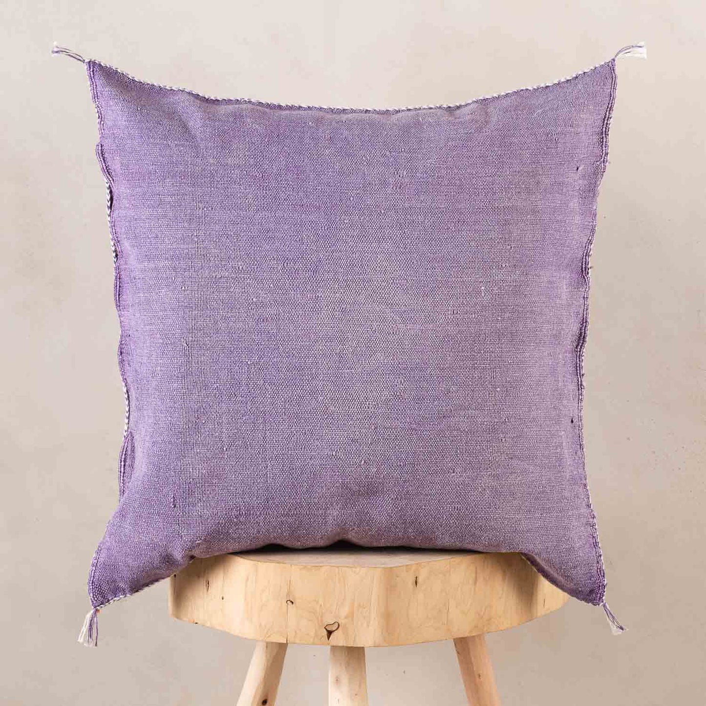 Purple Cactus Silk Pillow Cover