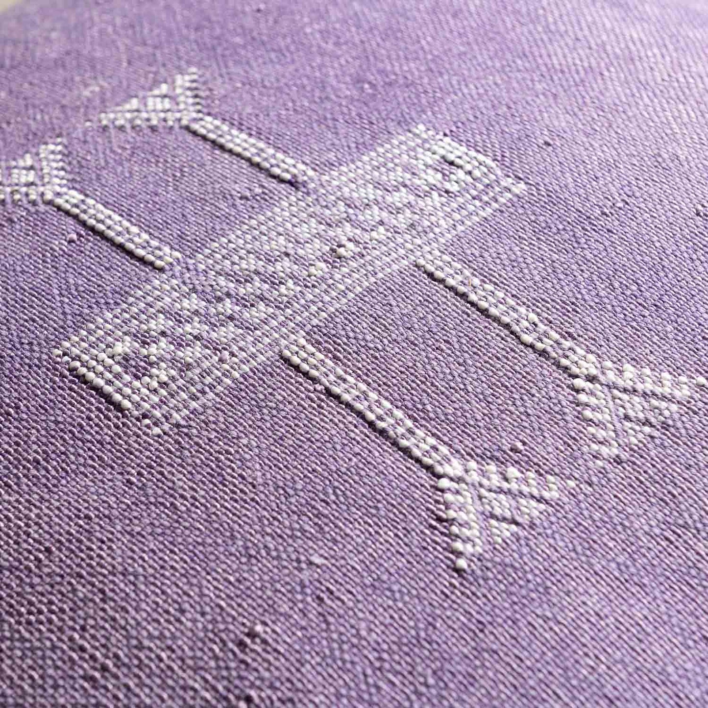 Purple Cactus Silk Pillow Cover